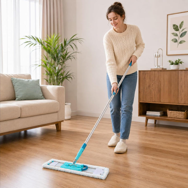 3 Stück Ersatzbezug für Leifheit Bodenwischer Profi XL Micro Duo / Profi XL Cotton Plus, Mikrofaser