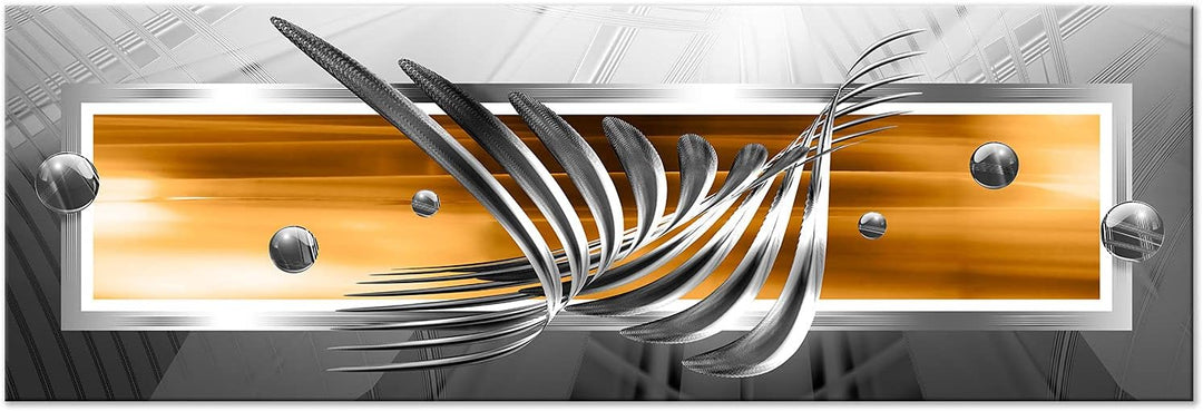 murando Acrylglasbild Abstrakt 120x40 cm 1 Teile Wandbild auf Acryl Glas Bilder Kunstdruck Moderne W