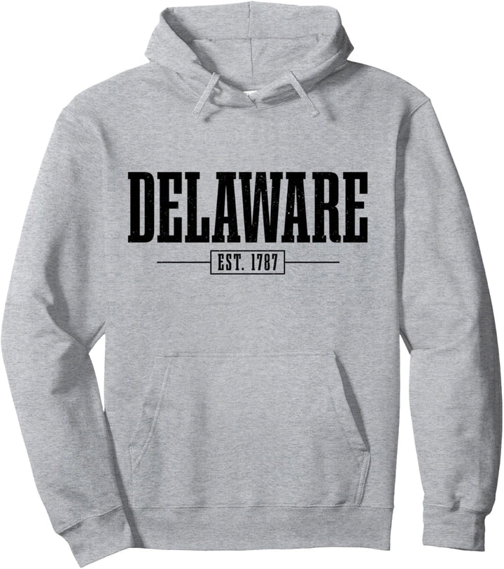 Delaware Est. 1787 Vintage USA Amerika Souvenir Pullover Hoodie