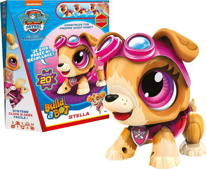 Paw Patrol – Stella – Build A Bot – Bauspiel – Interaktives Spielzeug – Bauen Sie Ihren eigenen Robo