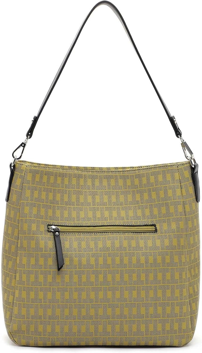 Tamaris Beutel Jody 31985 Damen Handtaschen Ornament Einheitsgrösse Oliv Oil 966, Einheitsgrösse Oli