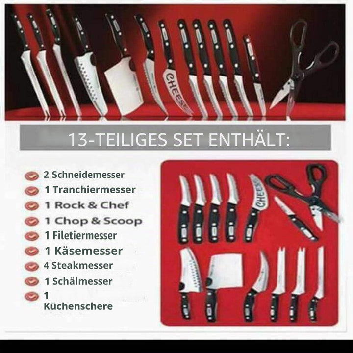 Miracle Blade World Class Messerset, 13-teilig
