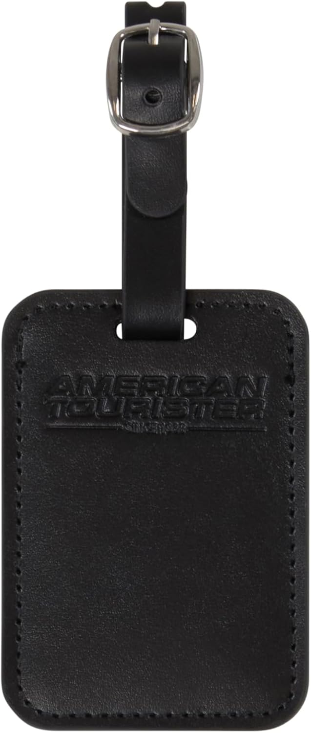 American Tourister Bon AIR Spinner L Koffer 75 cm schwarz mit Kofferanhängern, black Schwarz L (75 c