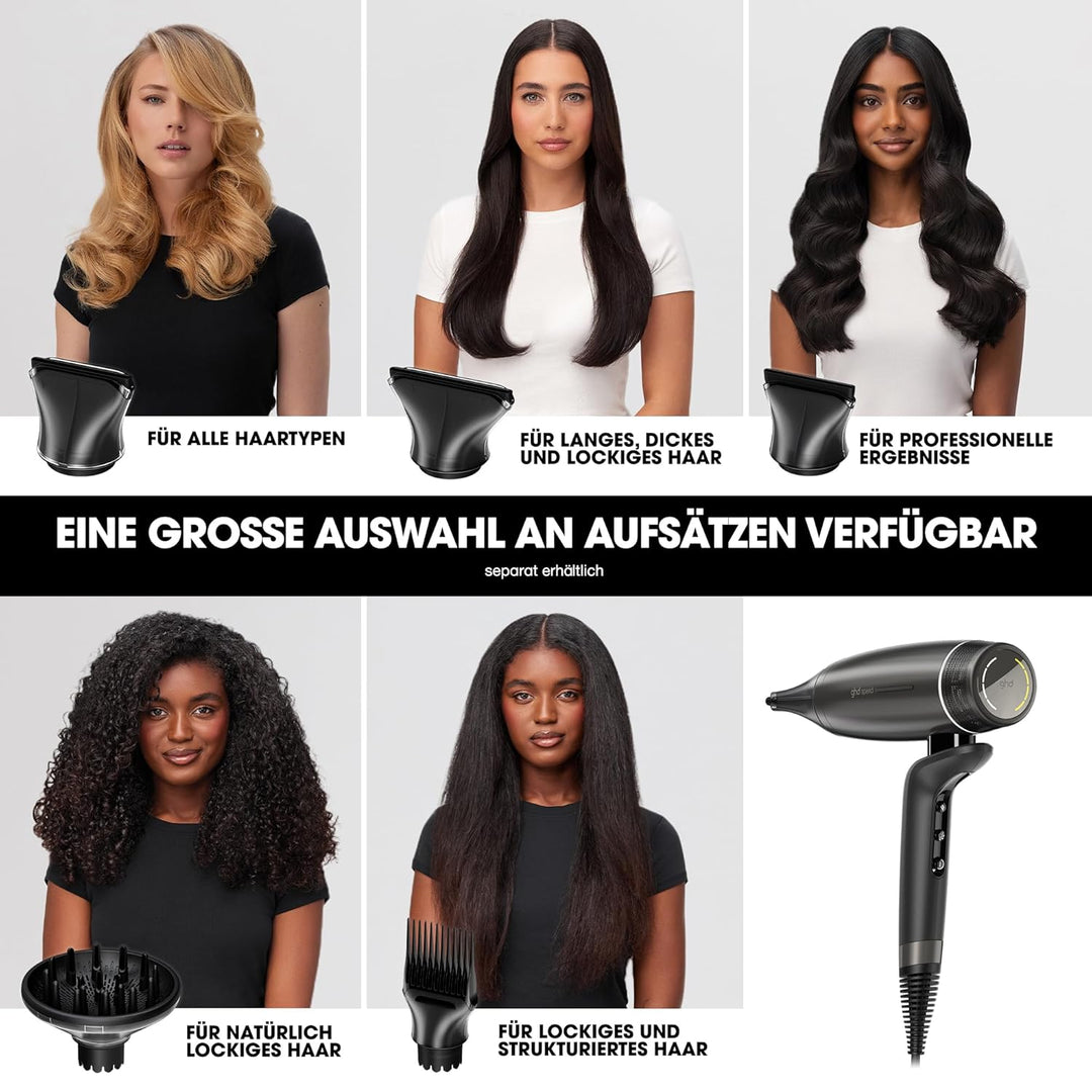 ghd speed Aufsatz: Optimierte Aufsätze für definierte Stylings, Cool-to-Touch, extra-starker magneti