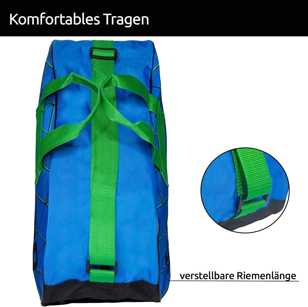 SHER-WOOD Schlittschuhtasche, Inliner-Tasche für Erwachsene und Kinder, Eishockey-Bag, ideal für Rol