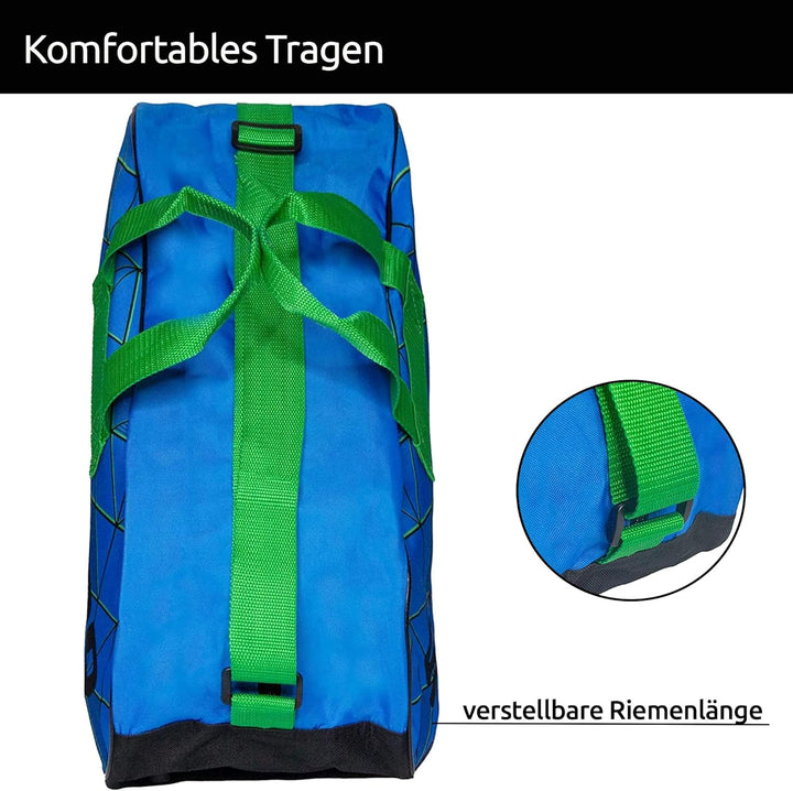 SHER-WOOD Schlittschuhtasche, Inliner-Tasche für Erwachsene und Kinder, Eishockey-Bag, ideal für Rol