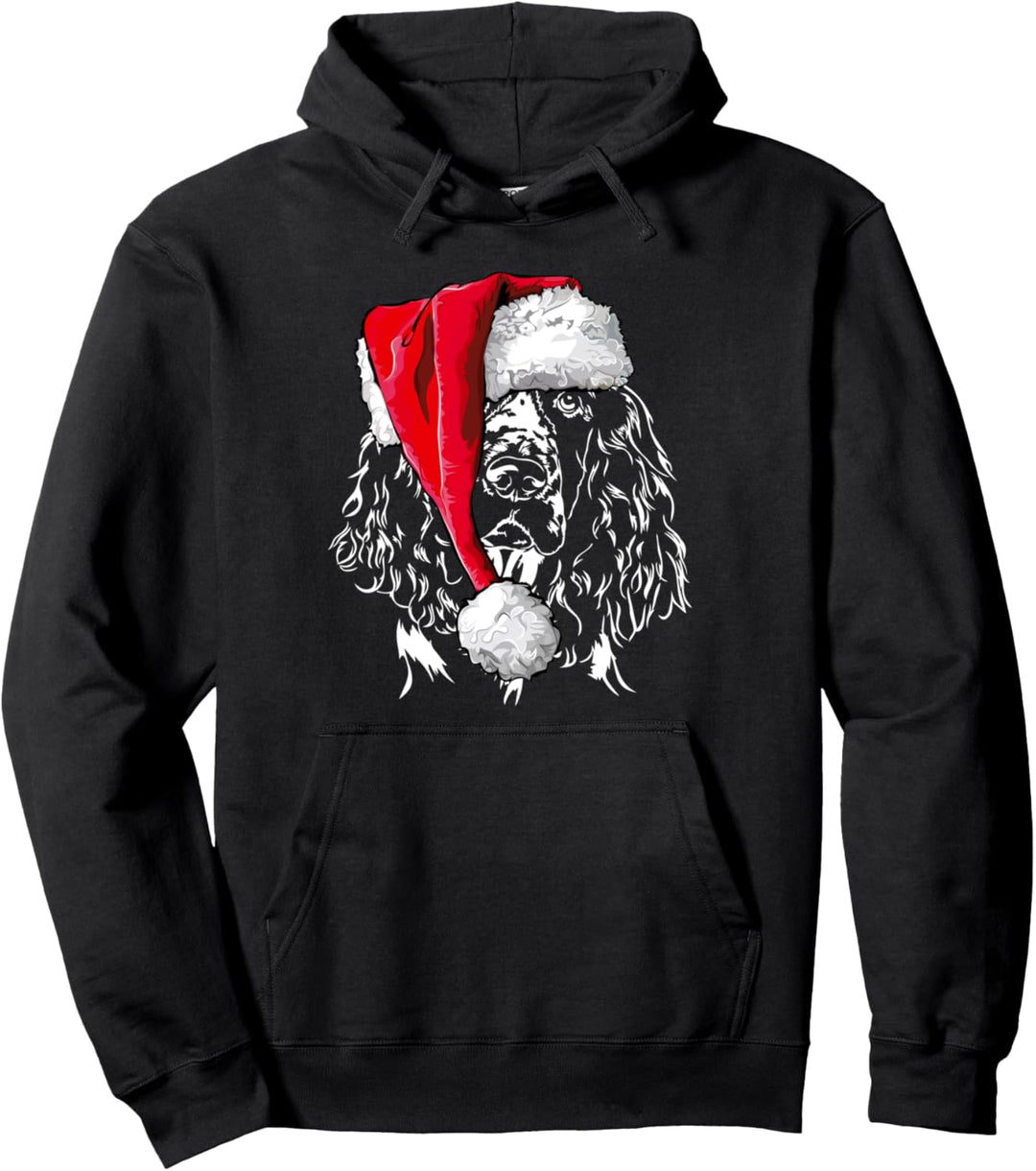 English Springer Spaniel Weihnachtsmann Weihnachten Hunde Pullover Hoodie