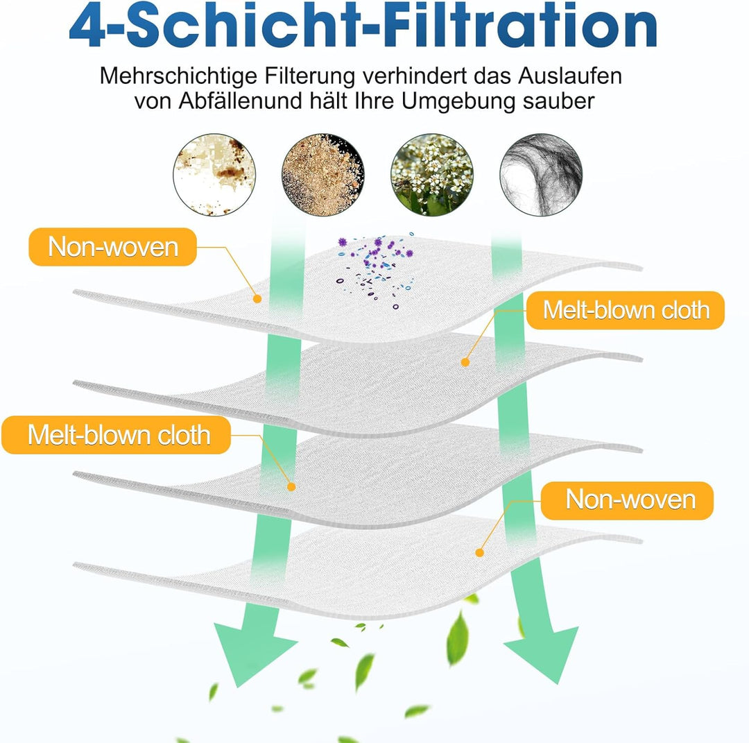 RUKHOOL 14 Staubbeutel für Dreame L10s Ultra Gen 2 / X50 /X40 Ultra Complete /L40S /L10s Pro Ultra H