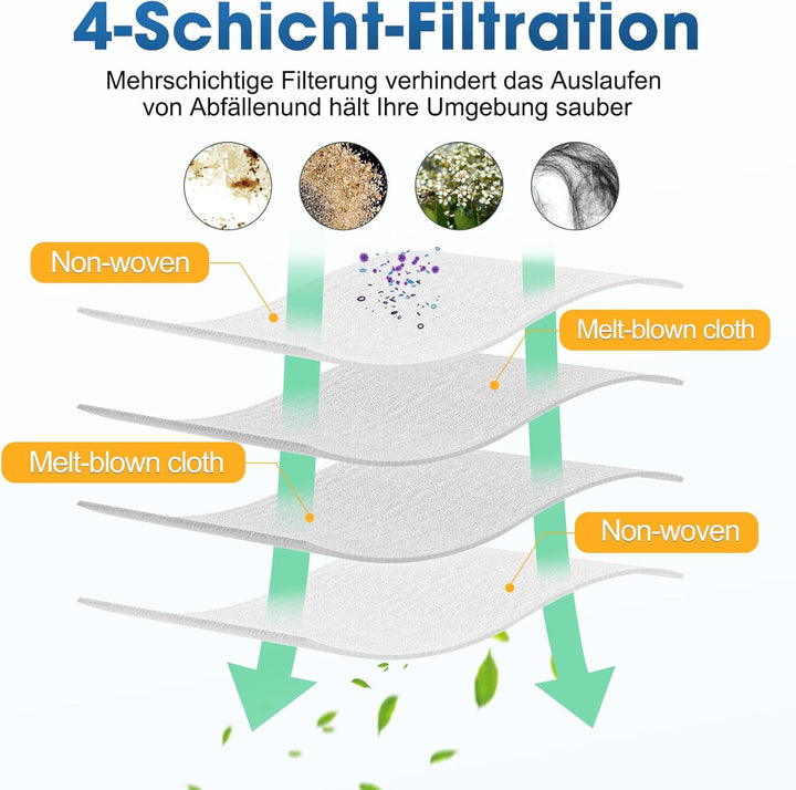 RUKHOOL 14 Staubbeutel für Dreame L10s Ultra Gen 2 / X50 /X40 Ultra Complete /L40S /L10s Pro Ultra H