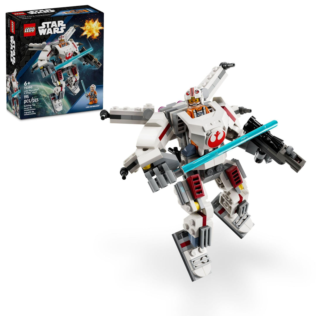LEGO Star Wars Luke Skywalker X-Wing Mech, baubare Star Wars Actionfigur mit Luke Skywalker Spielzeu