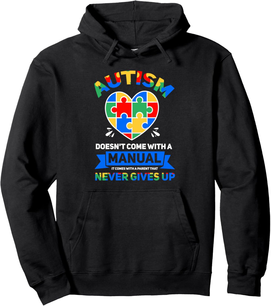 Autismus kommt mit einem Eltern-Autismus-Bewusstsein Pullover Hoodie