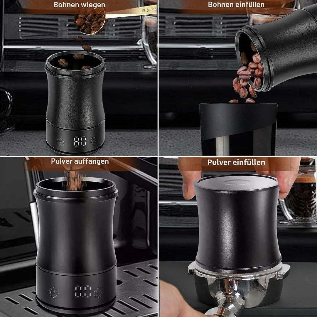 3T6B Digitales Dosierbecher mit LED-Display, Wiederaufladbare Espresso Waage mit Einer Genauigkeit v
