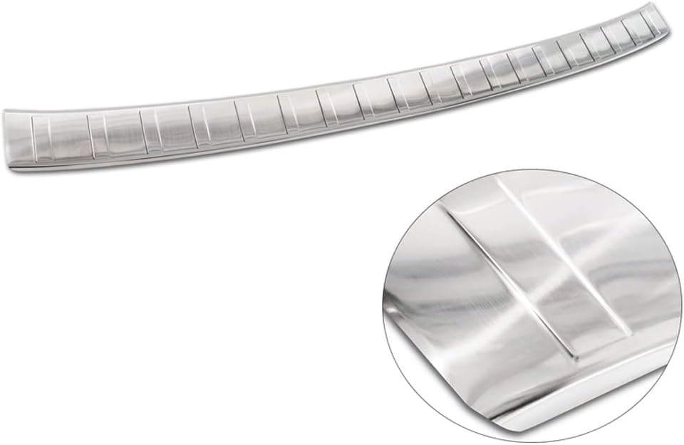 Avisa Edelstahl Heckstossstangenschutz kompatibel mit BMW X1 U11 / X1 U11 xLine 2022- 'Ribs'