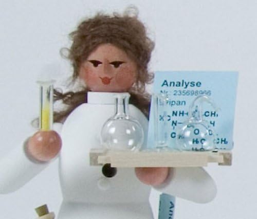 Räuchermännchen Chemikerin - 21 cm