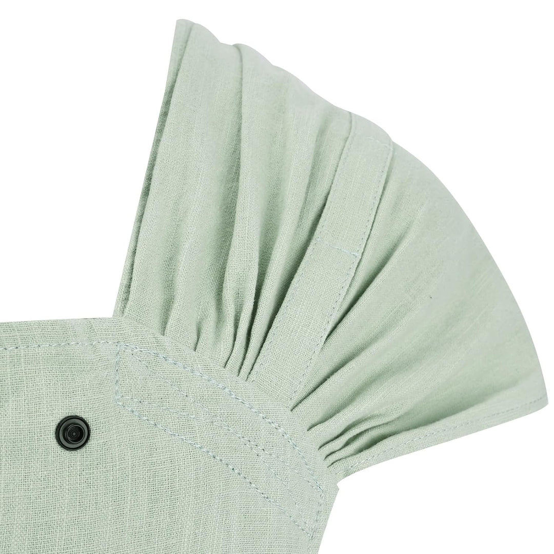 Bebamour Babytrage für Neugeborene, verstellbar, Einheitsgrösse, einfach anzulegen,Green, Green