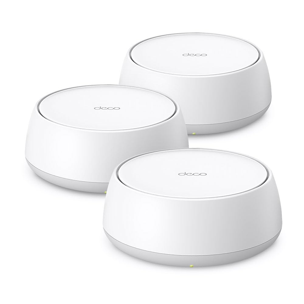 TP-Link Deco BE25 WiFi 7 Mesh WLAN(3 Pack), BE3600 Dual-Band, 2 x 2.5 Gbit/s Port für Jede Einheit,