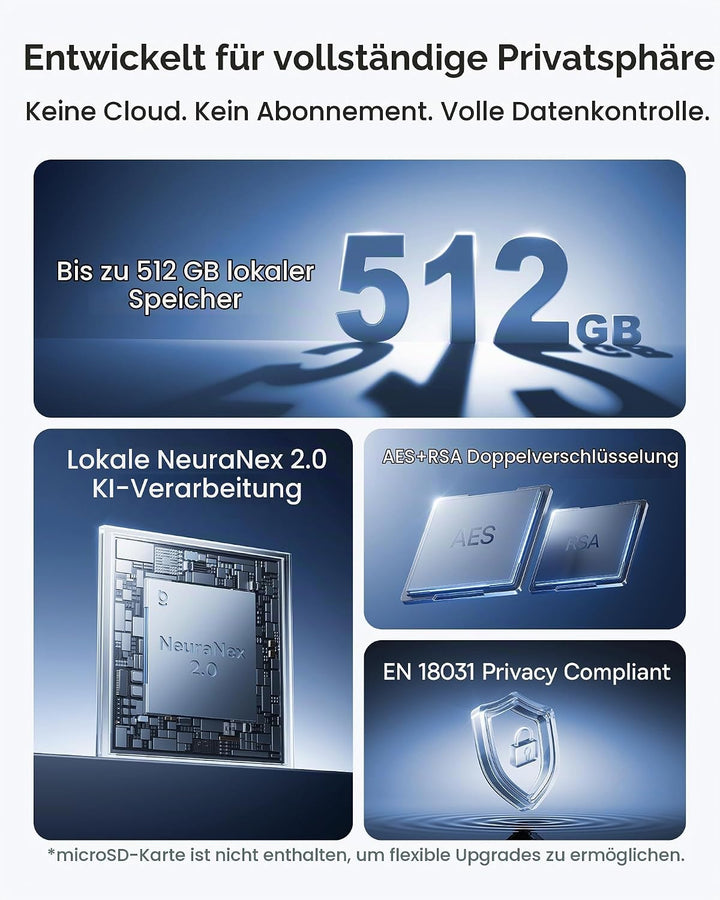 Baseus Security X1 Pro Überwachungskamera Aussen Solar WLAN, Kamera Überwachung Kabellos Dual-Kamera