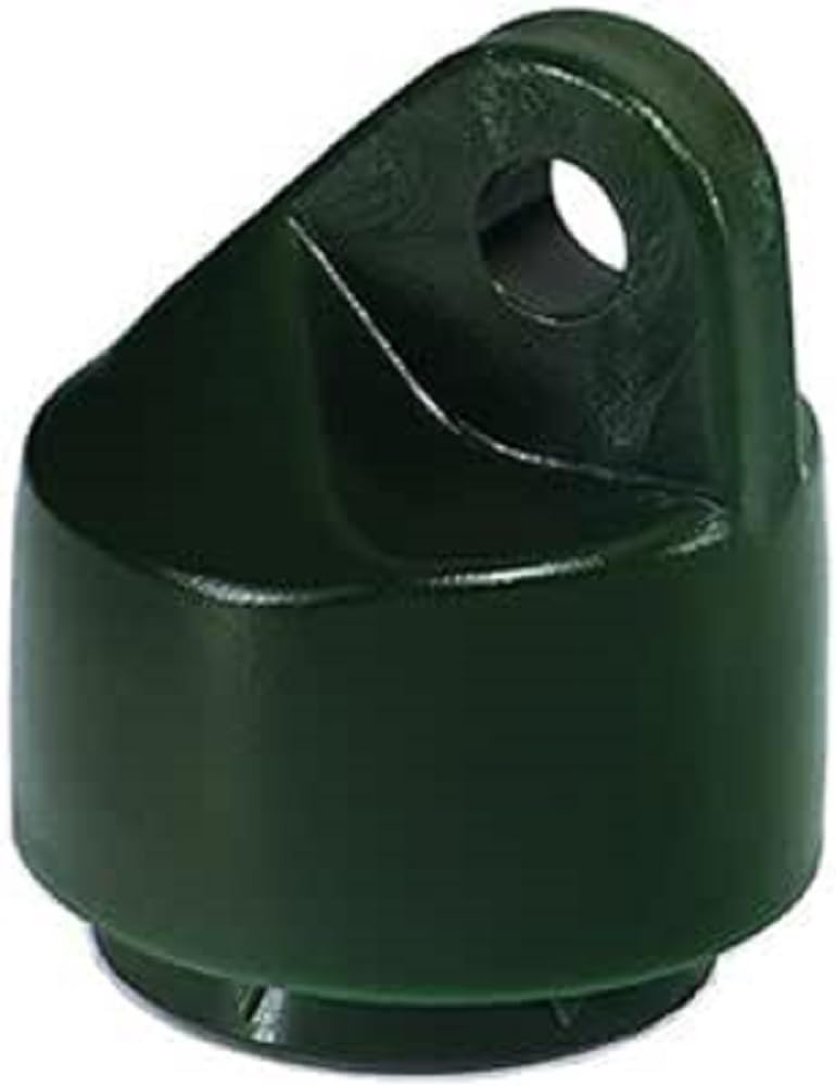 Alberts 655105 Strebenkappe | Aluminium, grün kunststoffbeschichtet | für Rohr-Ø 34 mm Ø34 mm Grün,