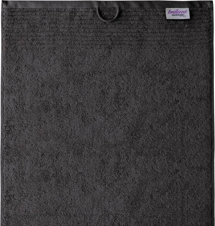 Dyckhoff 0410996115 Handtuchset "Brillant", 2 Badetücher / Duschtücher 70 x 140 cm und 4 Handtücher