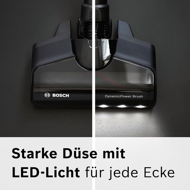 Bosch Akku-Staubsauger Unlimited 7 BSS711W, kabelloser Handstaubsauger, beutellos, Wechselakku, Knic