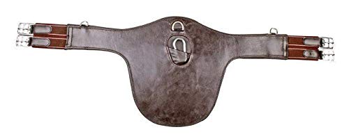 HKM 558057 Sattelgurt mit Brustschutz, XL, schwarz