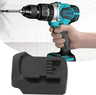 Fafeicy Akkuadapter für Makita, ABS 18V BL Lithium Akku auf für Metabo 18V Lithium Akku Zubehör, mit