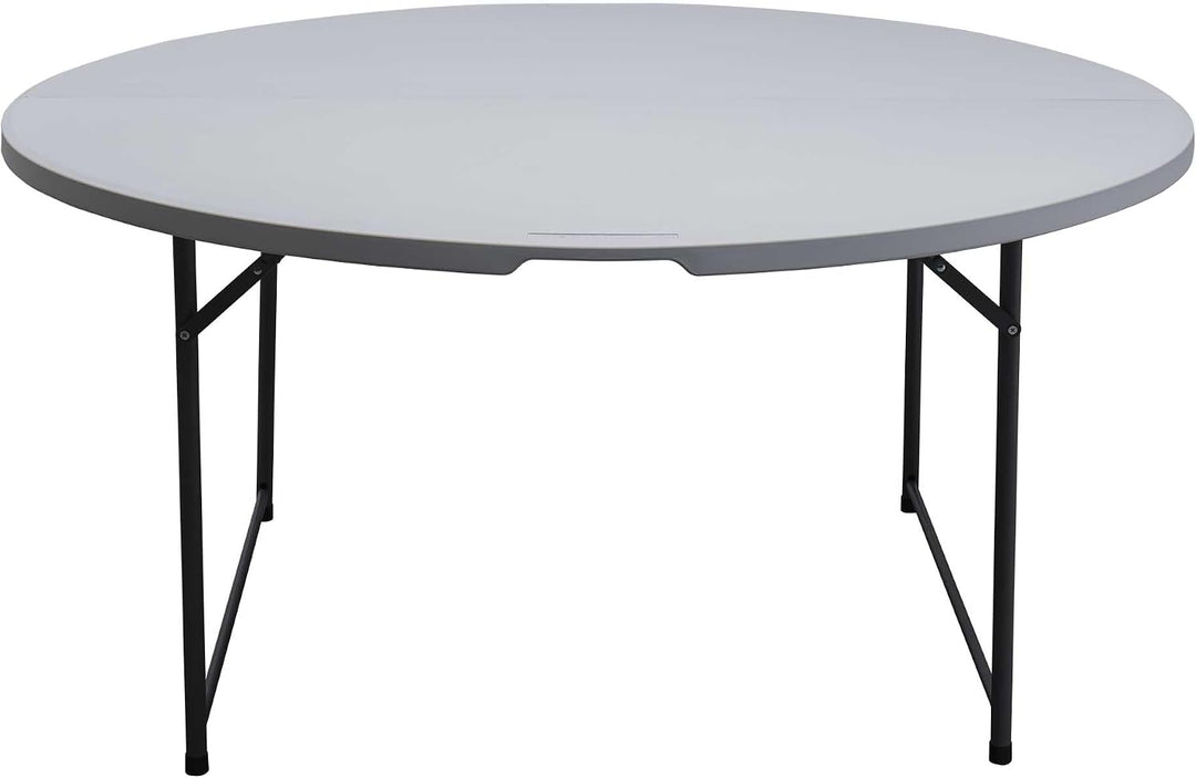 WERKA PRO Runder Klapptisch Ø150 x 74 cm weiss, weiss