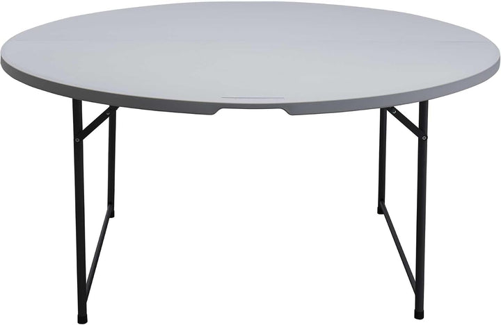 WERKA PRO Runder Klapptisch Ø150 x 74 cm weiss, weiss