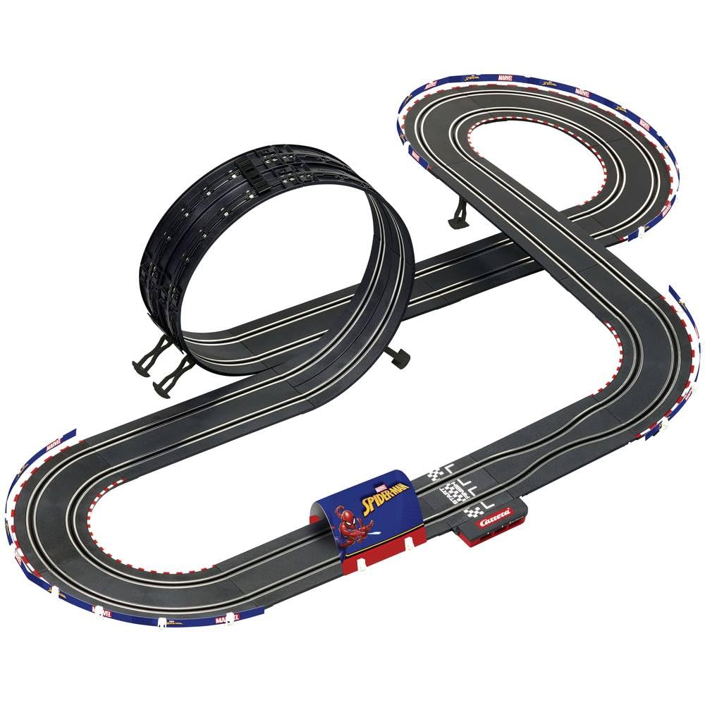 Carrera - 20062580 - Carrera GO!!! Spider Racing Rennbahn-Set I Rennbahn mit lizensierten Slotcars |
