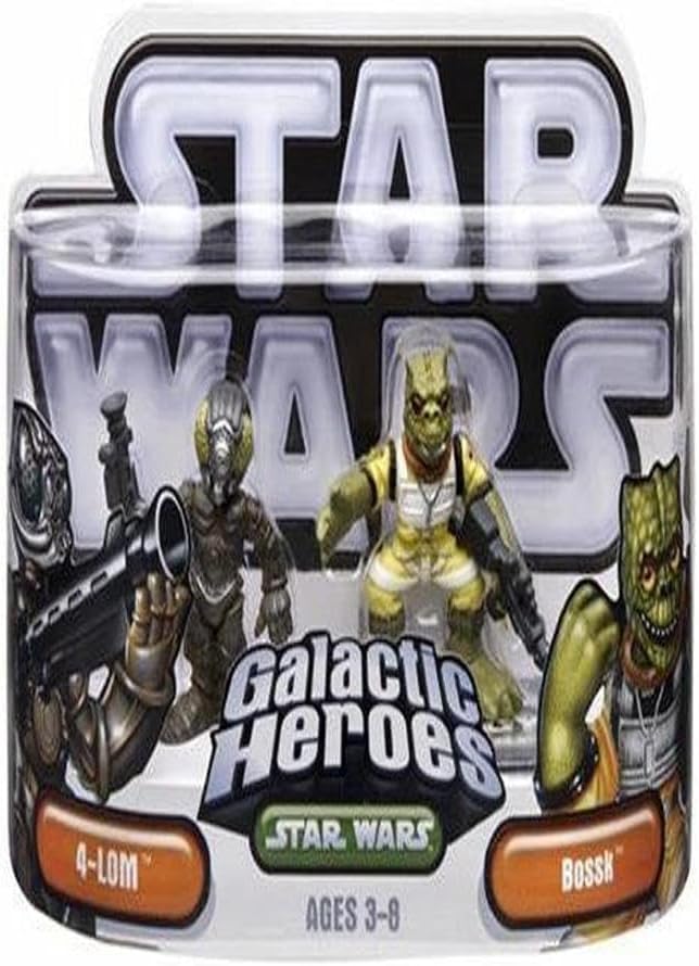 Hasbro - 85419 - Star Wars Galactic Heroes Mini-Figuren 2er Pack - 4-LOM und Bossk