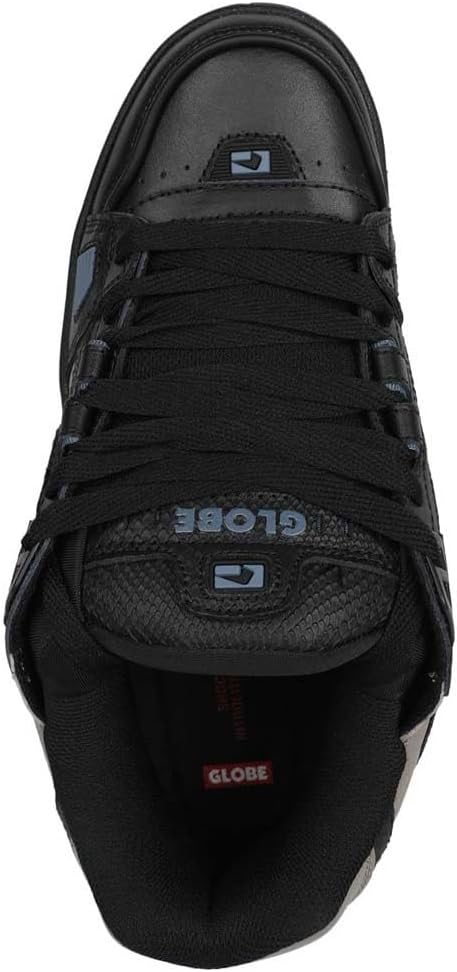 Globe Sabre GBSABR Unisex-Erwachsene Sneaker 43 EU Phantom Schwarz Stahl, 43 EU Phantom Schwarz Stah