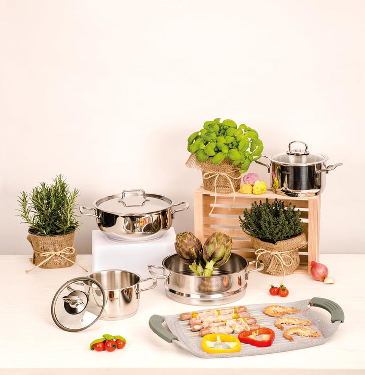 Excelsa Forn-Ok Grillplatte, geschmiedetes Aluminium, 47 x 29 cm