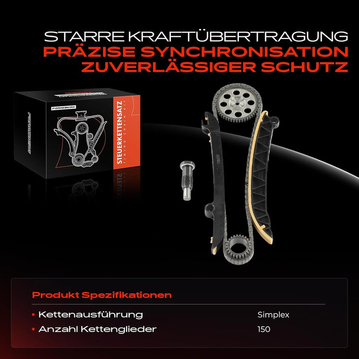 Steuerkettensatz Steuerkette für A1 A3 Altea Ibiza Leon Fabia Octavia Rapid Roomster Yeti Beetle Cad