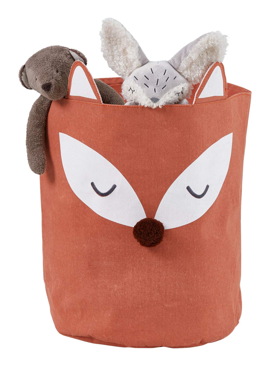 VERTBAUDET Aufbewahrungskorb für Kinderzimmer, Fuchs braun ONE SIZE, Braun