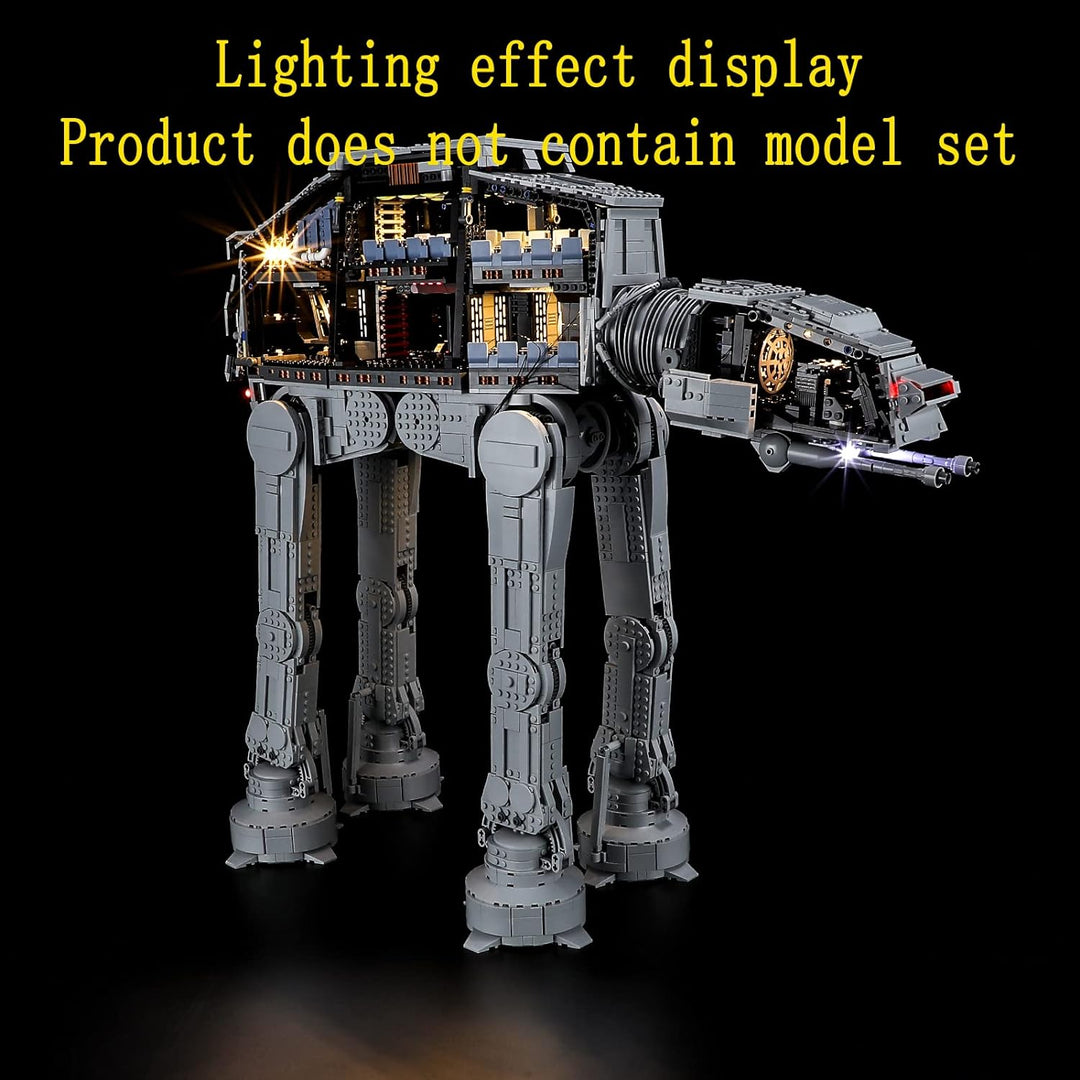 GEAMENT (grosse Grösse LED Licht-Set Kompatibel mit Lego Star Wars 75313 at-at Baumodell (Lego Set N