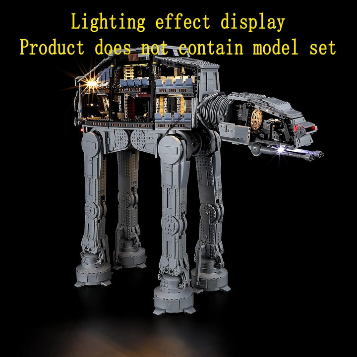 GEAMENT (grosse Grösse LED Licht-Set Kompatibel mit Lego Star Wars 75313 at-at Baumodell (Lego Set N
