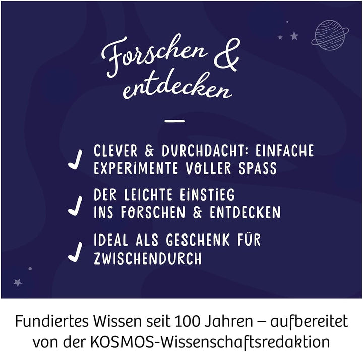 KOSMOS 617172 Flummi-Planeten, Bunte Flummis selbst herstellen, Coole Farbmuster selber Mixen, Exper