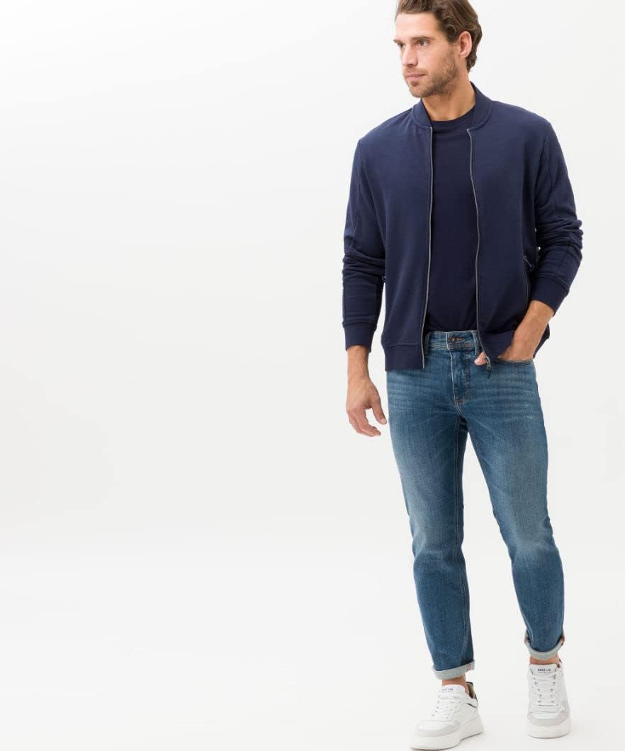 BRAX Herren Style Chris Vintage Flex Light Jeans 42W / 34L Blue Indigo Used, 42W / 34L Blue Indigo U