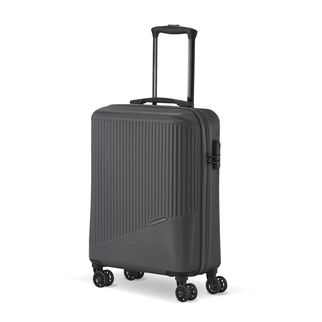travelite 4-Rad Handgepäck Koffer klein 37 Liter, Gepäck Serie BALI: ABS Hartschalen Trolley erfüllt