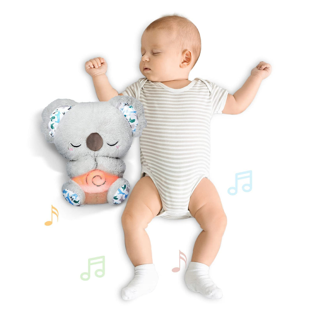 Super Wings Auby Soothe 'n' Cuddle Koala, Plüschspielzeug mit 10 Schlafliedern, Lichtern und rhythmi