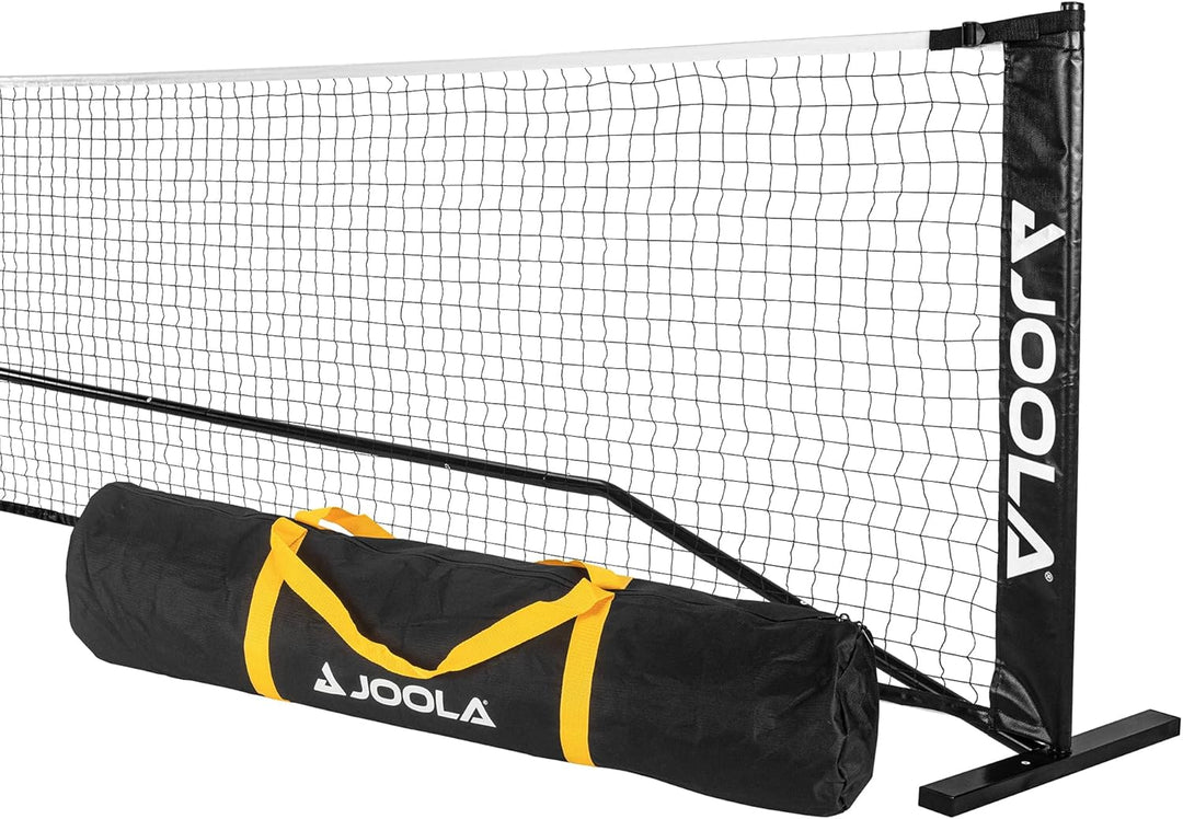 JOOLA Pickleballnetz Pickleball Net mit Stahlrahmen, Strapazierfähiges PPVC-Netz, Outdoor/Indoor, in