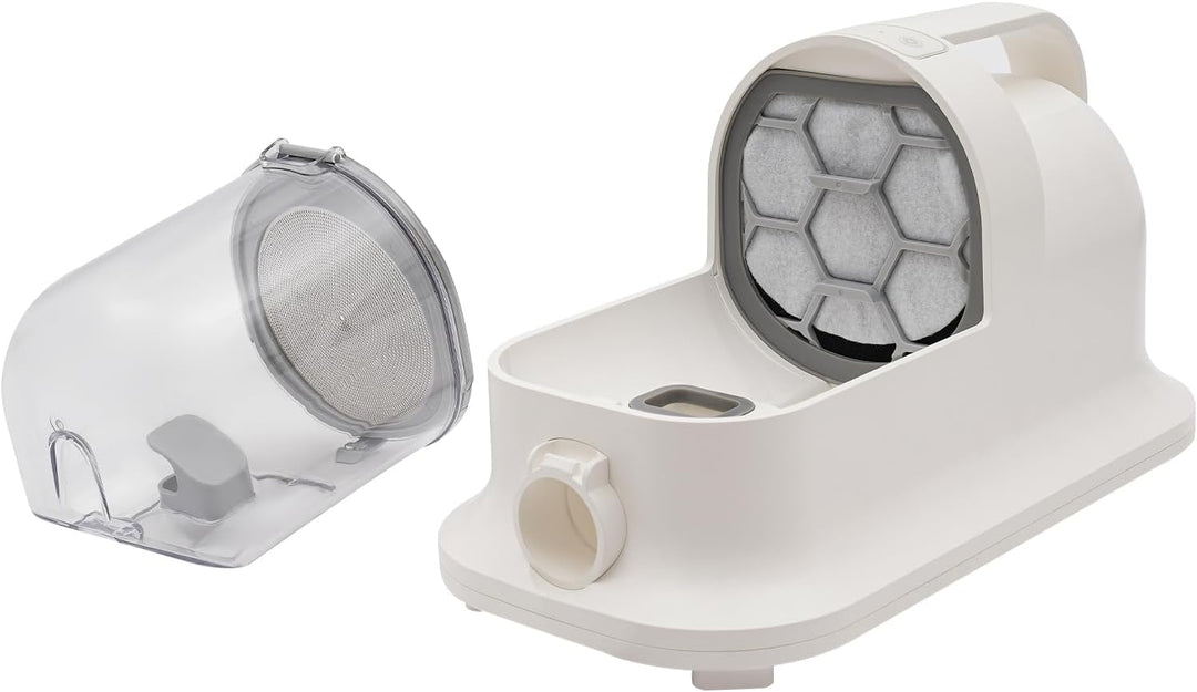 3 in 1 Hundeschermaschine mit Staubsauger, 350W Leise Schermaschine, Haustierpflegeset für Hund &amp; Ka