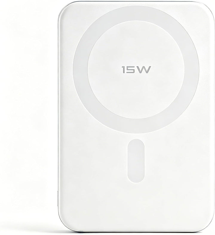 nevox Wireless Magnetic Powerbank 5000mAh kompatibel mit MagSafe® – 15W kabelloses Schnellladen, Sta