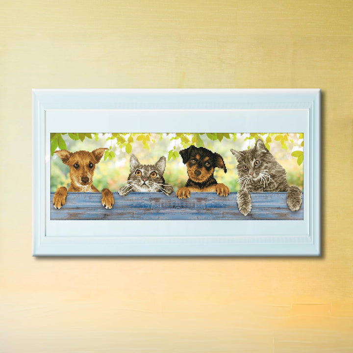 Diamond Dotz DD9-044 Hang in there, ca. 81 x 28 cm gross, Diamond Painting, Malen mit Diamanten, fun