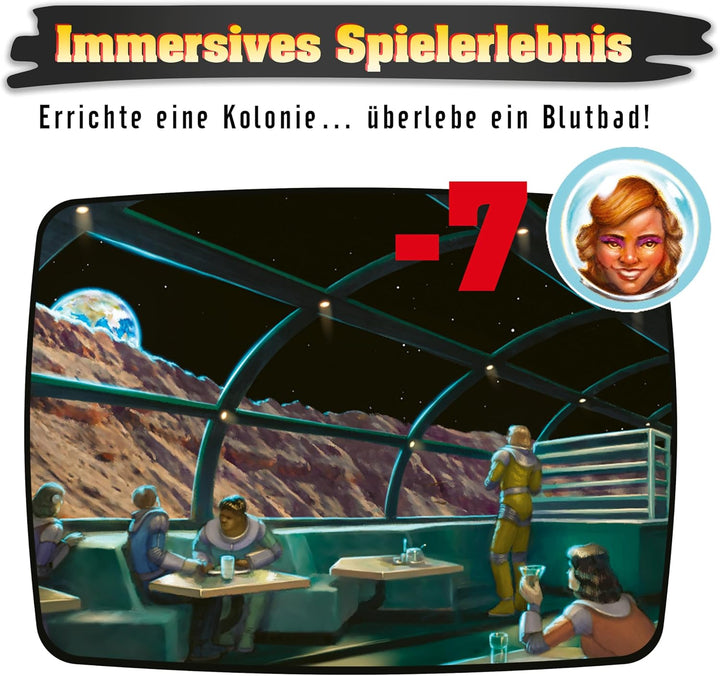 Ravensburger 25161 Alea Moon Colony Bloodbath - Brettspiel für Familien und Erwachsene ab 14 Jahren