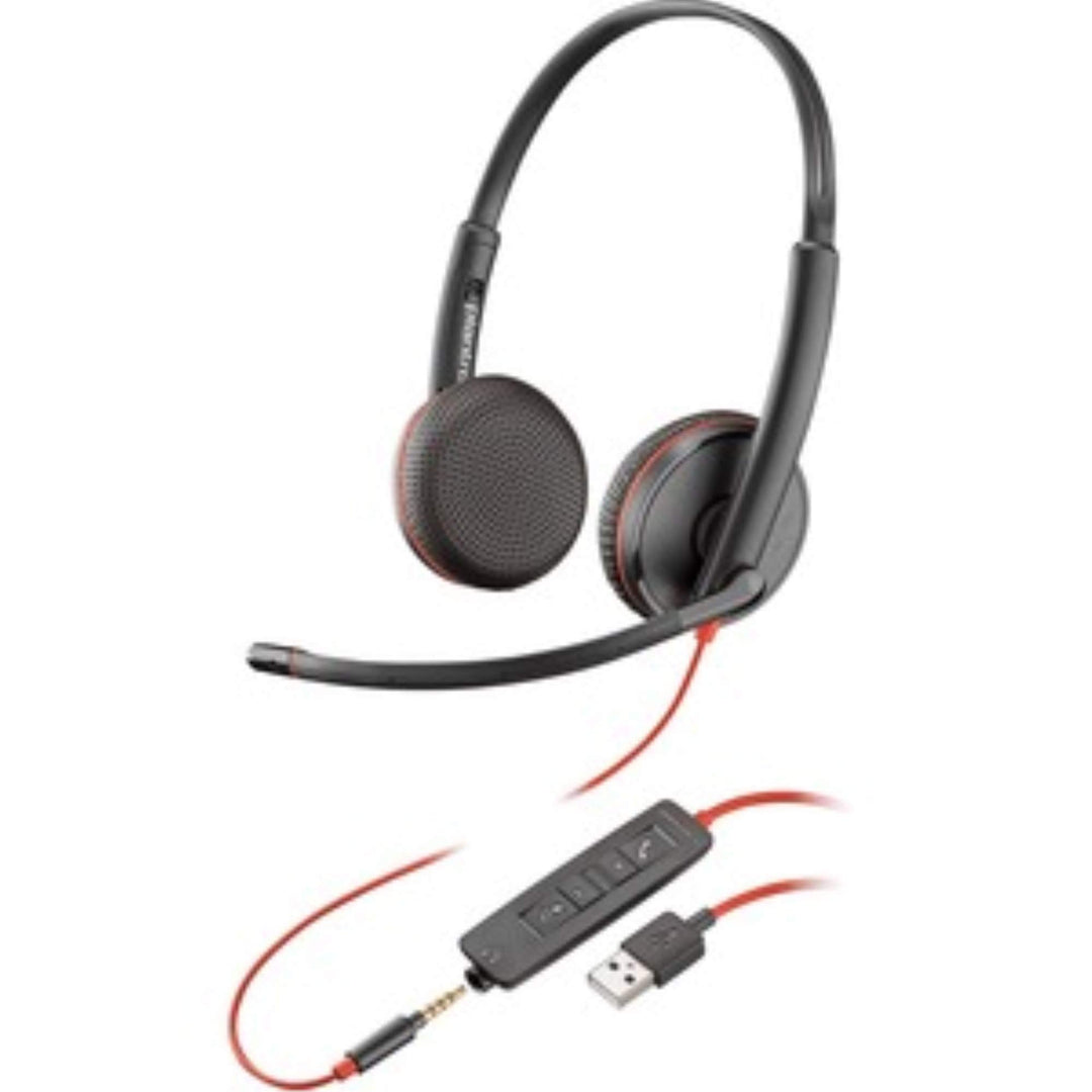 Plantronics 209747-22 Blackwire C3225 Headset, 7,4 x 2,4 x 8,6 Zoll schwarz, Headset
