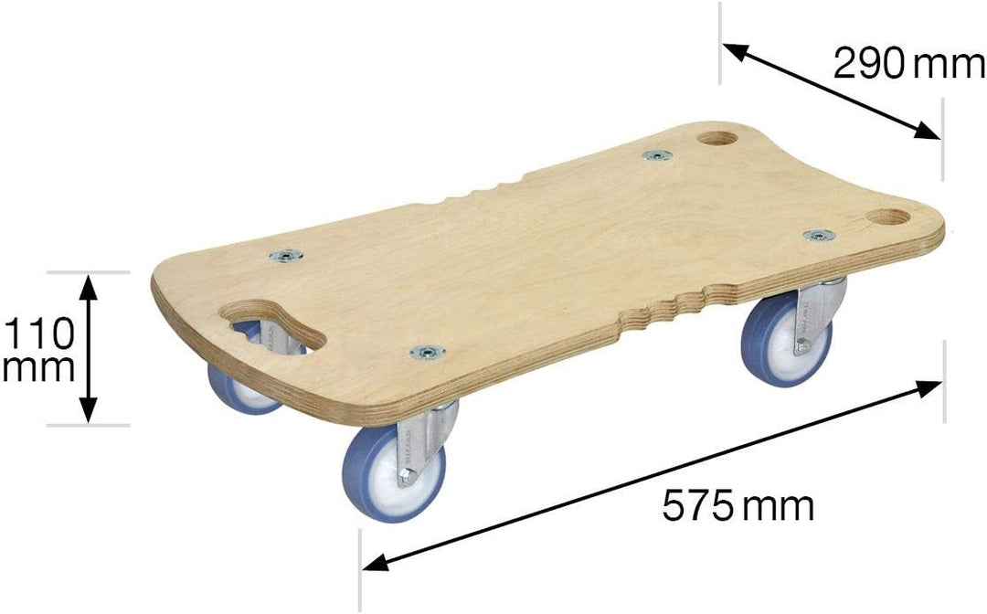 Wagner Transporthilfe - Ergo - 57,5 x 29 x 11 cm - Tragkraft 250 kg - Multiplexplatte Birke 18 mm, F