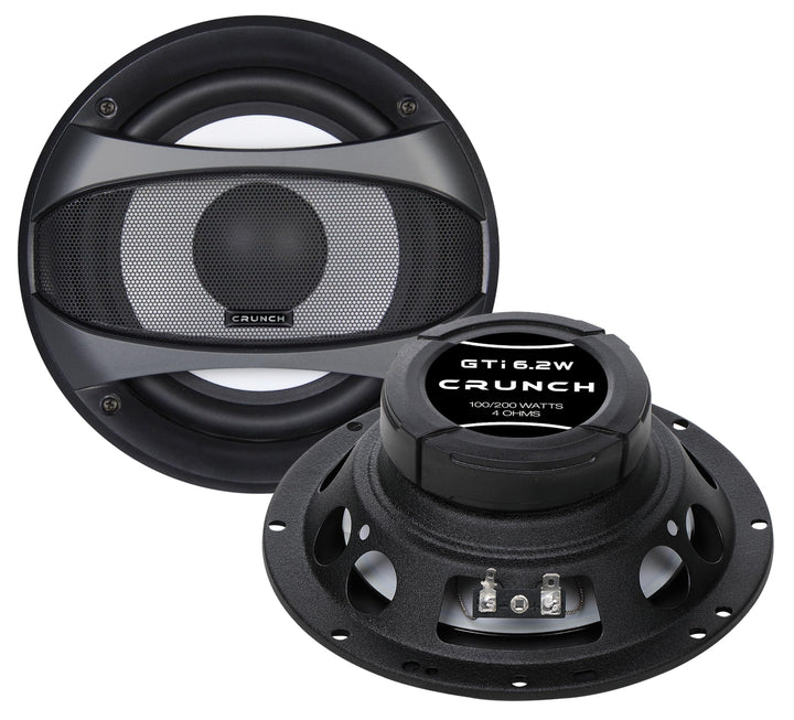 Crunch GTI 6.2 W - Kickbass-Lautsprecher 16,5 cm aus der GTI Performance Lautsprecher Serie | 1 Paar