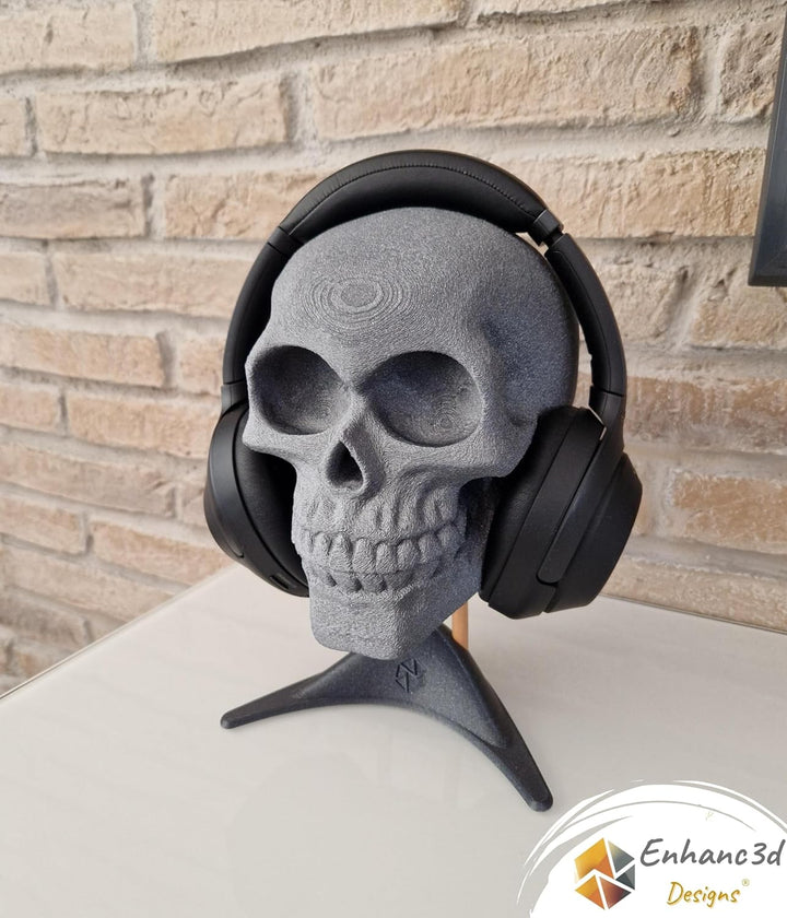 Headset Halterung – Totenkopf-Kopfhörer Ständer – Gaming Zubehör Zimmer Deko - Kopfhörer Halterung