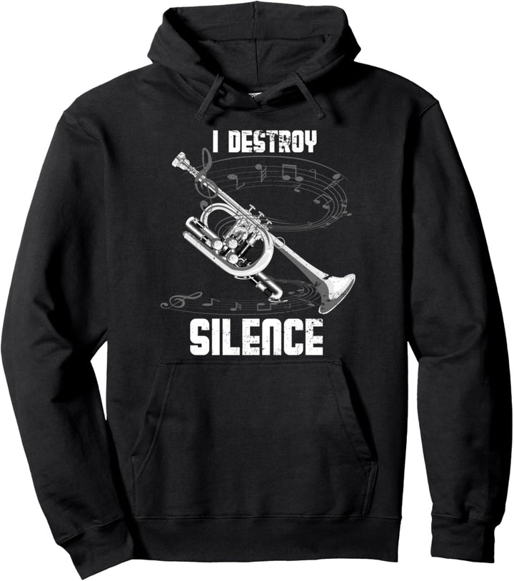 Jazz Musikinstrument Trompeter Geschenk Musik Trompete Pullover Hoodie
